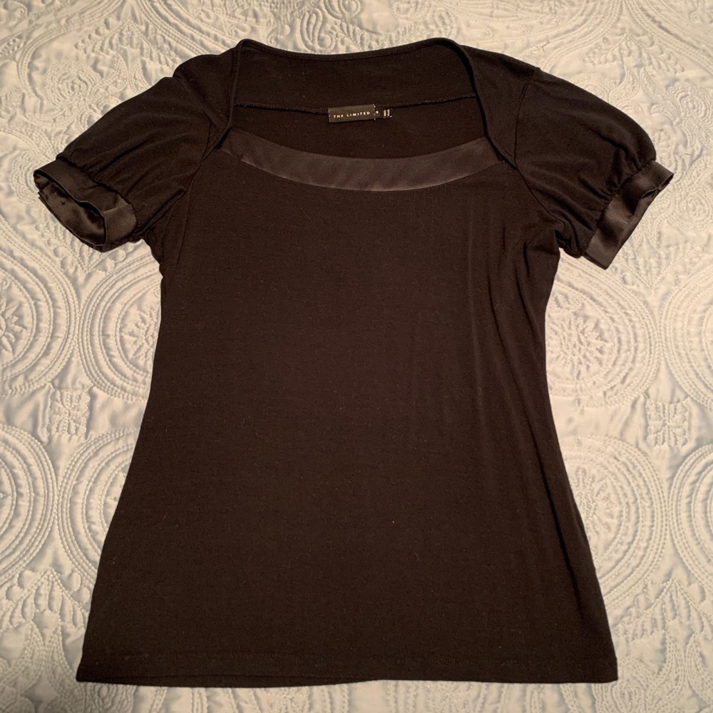 Limited Tee with Satin Detailing